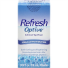 Refresh Optive Lubricant Eye Drops Long-Lasting Hydration 0.5oz / 15ml