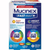 Mucinex Maximum Strength Fast-Max Day & Night Cold 24 Liquid Gels Exp 11/21