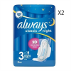 Always Classic Night 3D Protection 3 Night 8 Pads 2 Packs