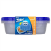 Ziploc Storage Containers Rectangle 2 Containers 1.5 QT