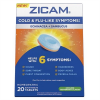 Zicam Cold and Flu Like Symptoms Cooling Peppermint Flavor 20 Quick Dissolving Tablets