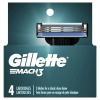 Gillette Mach3 Mens Razor Blade Refills 4 Cartridges