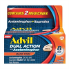 Advil Dual Action With Acetaminophen Back Pain 72 Caplets