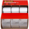 Scotch Transparent Tape 3 Rolls 3/4 In x 250 In