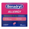 Benadryl Allergy Relief Ultratabs 48 Tablets