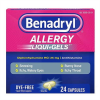 Benadryl Allergy Relief Liqui Gels 24 Capsules