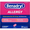 Benadryl Allergy Relief Ultratabs 24 Tablets