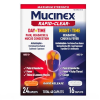 Mucinex Rapid+Clear Day and Night Pain Reliever 40 Caplets