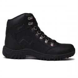 Gelert Kids' Leather Mid Hiking Boots - Black, 6