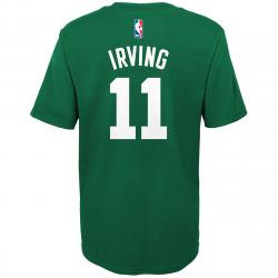 Boston Celtics Little Boys' Kyrie Irving #11 Name And Number Short-Sleeve Tee - Green, 7