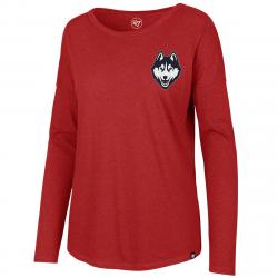 Uconn Women's '47 Club Courtside Long-Sleeve Tee - Red, L