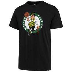 Boston Celtics Men's Logo Man '47 Super Rival Short-Sleeve Tee - Black, L