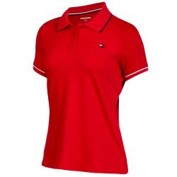 Tommy Hilfiger Sport Women's Short-Sleeve Polo - Red, S