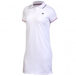 Tommy Hilfiger Sport Women's Pique Polo Dress - White, L