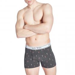 Jack Wills Men's Ice Lolly Print Boxer Shorts - Black, XS