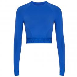 Everlast Women's Seamless Long Sleeved Crop Top - Blue, 10
