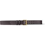Filson Men's Double Prong Belt Brown w/Brass Buckle
