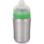 Klean Kanteen 9oz Kid Baby Bottle W/Medium Flow Nipple Brushed Stainless
