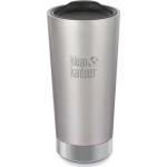 Klean Kanteen 20oz Kanteen Tumbler Vacuum Insulated W/Lid Brushed Stainless