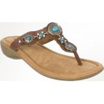 Minnetonka Women's Boca Thong II Sandals Whiskey