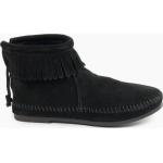 Minnetonka Women's Back Zip Boot Black