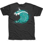 Costa Del Mar Ride The Wave  S/S T-Shirt Charcoal Heather