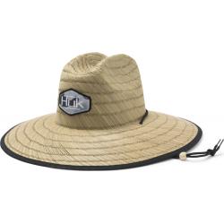 Huk Men's Camo Patch Straw Hat