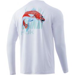 Huk Men's Vc Redfish Birght Long Sleeve