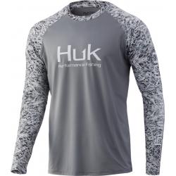 Huk Men's Vc Turtle Grass Double Header Long Sleeve