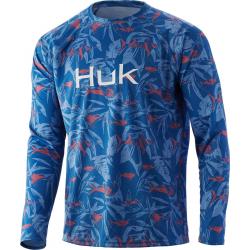 Huk Men's Ocean Palm Pursuit Ls