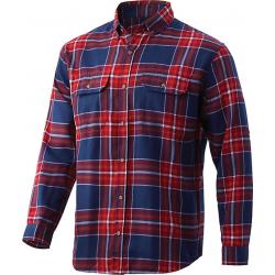 Huk Men's Maverick Fishing Flannel