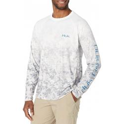 Huk Men's Kc Fish Fade Pursuit Ls