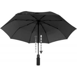 EuroSCHIRM Light Trek Auto Umbrella w/ Flashlight Black