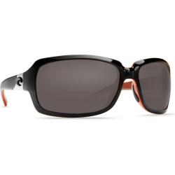 Costa Del Mar Isabela Sunglasses Black/Coral