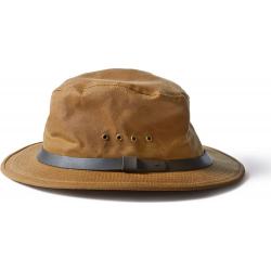 Filson 60016 Insulated Tin Cloth Packer Hat Dark Tan