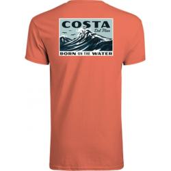 Costa Del Mar Men's Postcard Wave Short Sleeve T-shirt