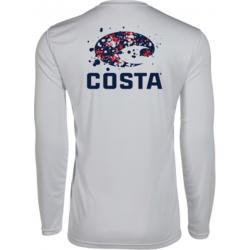 Costa Del Mar Men's Fireworks Tech Long Sleeve T-shirt