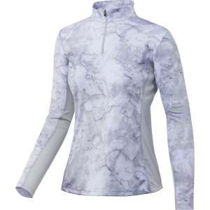 Huk Women's Icon X Mossy Oak Fracture 1/4 Zip