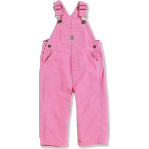 Carhartt Girl's Loose Fit Canvas Flannel-lined Bib Overall
