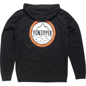 Image of Von Zipper Happy Camper Zip Hoodie Black