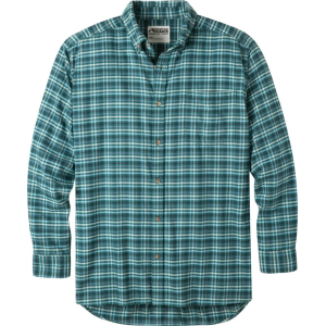 Image of Mountain Khakis Downtown Flannel Shirt Deep Jade
