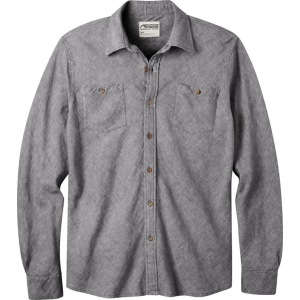 Image of Mountain Khakis Yak Herringbone Shirt Midnight Blue