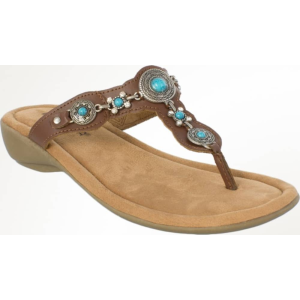 Image of Minnetonka Women's Boca Thong II Sandals Pewter
