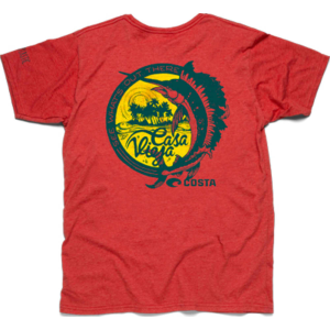 Image of Costa Del Mar Casa Vieja S/S T-Shirt Red Heather