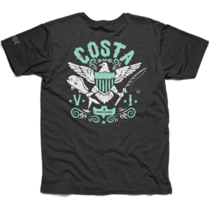 Image of Costa Del Mar Virgin Islands S/S T-Shirt Charcoal Heather
