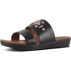 Image of Fitflop Women's Delta Leather Slide Sandals