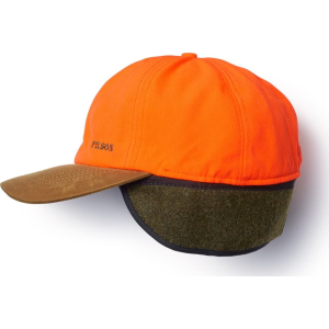 Filson Filson 60074 Insulated Blaze Tin Cloth Cap Tan / Blaze Orange - $85.00 at Outland USA