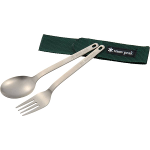 Snow Peak Snow Peak Titanium Fork and Spoon Set - $26.95 at Outland USA
