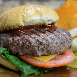 Bison-Beef Burgers - 30 burgers, 5.3 oz ea