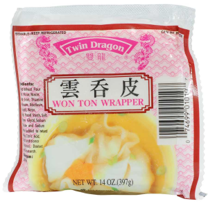 Square Won Ton Wrappers - Twelve packs, 44 count per pack